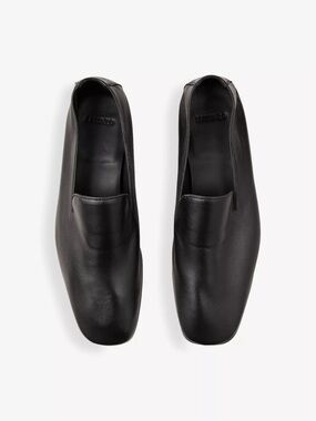 New Sandro Black Leather Flats size 10